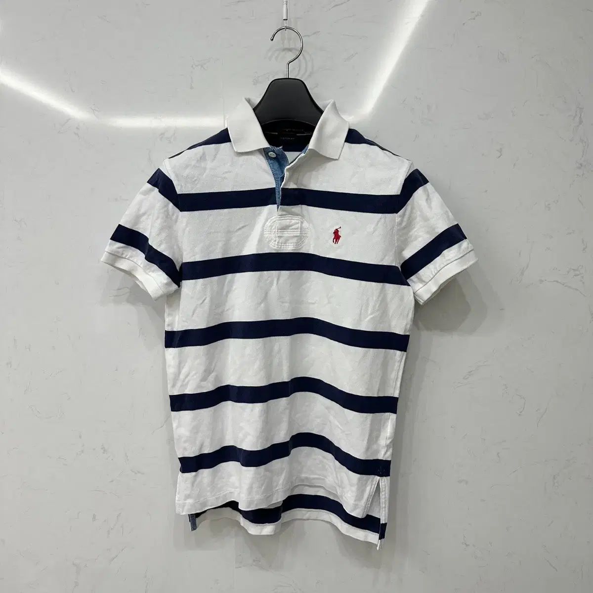 ポロ ラルフローレン ストライプ 半袖 PK カラーTシャツ S 90 【公式通販】