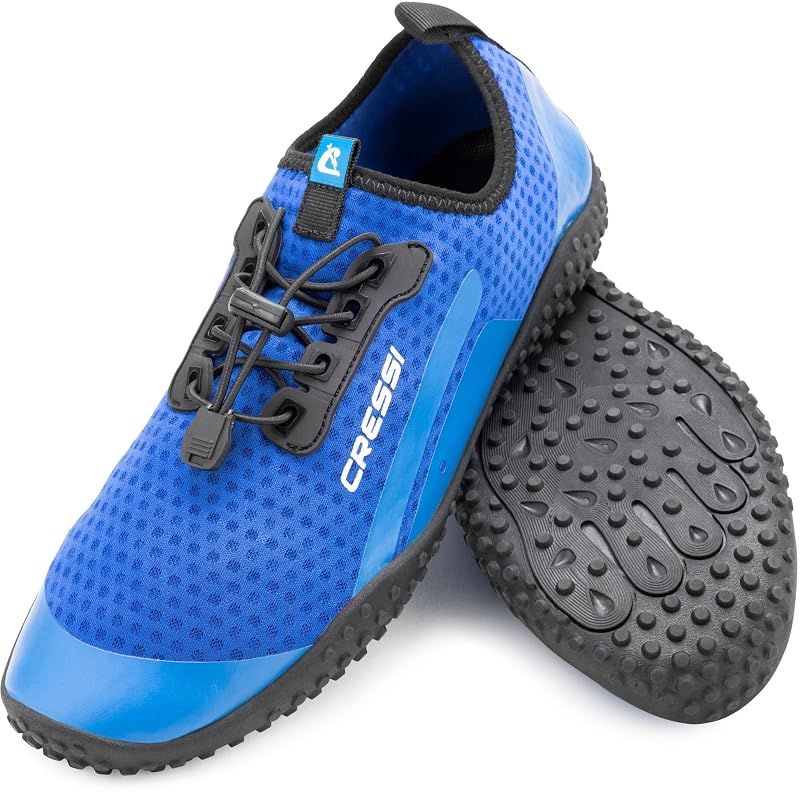 【新品】 CRESSI ウォータースポーツ アクアシューズ ユニセックス [ SONAR ] 靴ひもタイプ 高グリップ力 高柔軟性 ブルー/アズール (26.5cm / EU42) XVB978242 【正規品】
