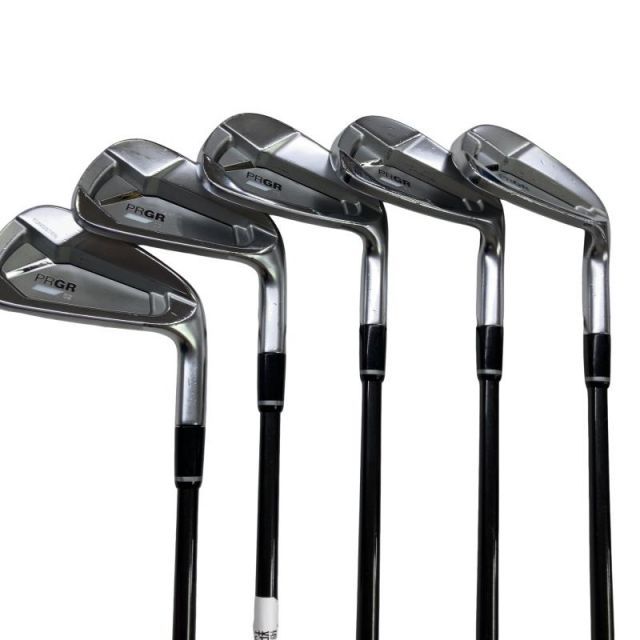 【中古】 プロギア PRGR 02(2023) 5S アイアンセット IR Diamana FOR PRGR(2023 IR) (フレックスS) メンズ 男性用 右利き 右用 Cランク ゴルフクラブ