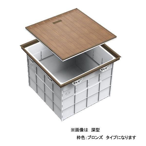 ds-らくらく浅型床下収納庫 606角 SFS606B ブロンズ