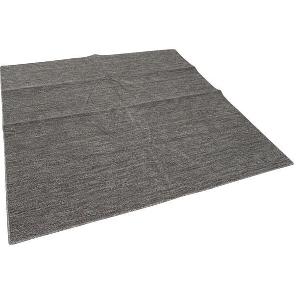 ds-カーペット ラグ 平織 抗菌 ペットの爪が引っかかりにくい レベルカット / 江戸間 3畳 176×261cm ブラック 日本製 ソレイユ 九装