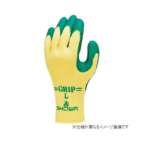ds-(まとめ）ショーワグローブ 313 グリップ（ソフトタイプ）3双 M／グリーン〔×5セット〕 5,887円
