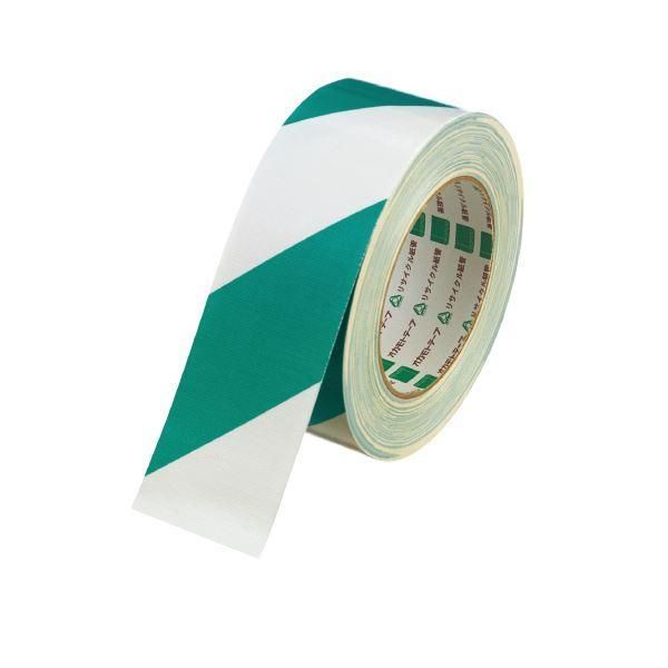 ds-(まとめ）オカモト 布テープ トラ No.111シロミドリ 50mm×25m〔×5セット〕 6,823円