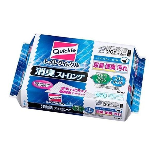 ds-(まとめ）花王 トイレクイックル消臭ストロング詰替20枚入〔×10セット〕
