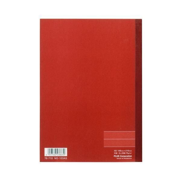 ds-(まとめ）プラス ノートブック NO-103AS A5 A罫20冊〔×5セット〕