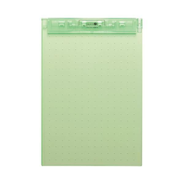 ds-(まとめ）LIHITLAB 超薄型クリップボードA4E黄緑 A-5067-6〔×10セット〕 6,254円