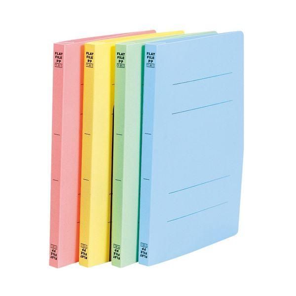 ds-(まとめ）ビュートン フラットファイルPP ブルー B5S FF-B5S-BL 10冊〔×5セット〕
