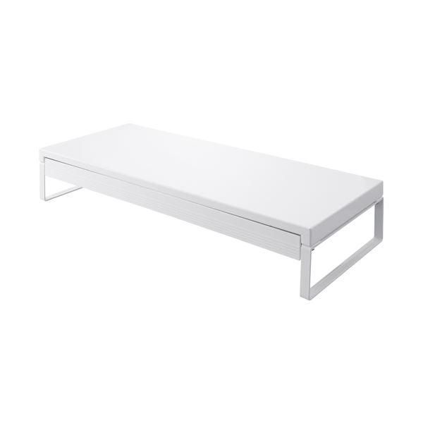 ds-LIHITLAB 机上台590mm 引出し付 A-7338-0 白
