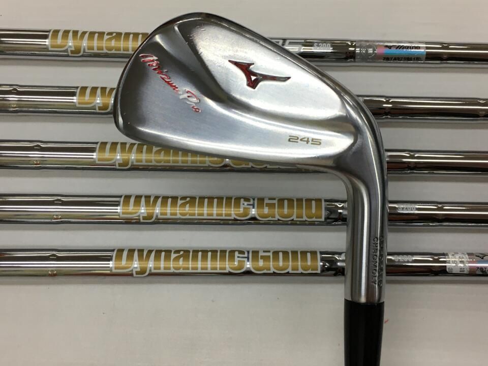 ミズノ　Mizuno Pro 245　ダイナミックゴールド 95　S200フレックス　アイアンセット　中古【最短即日発送】