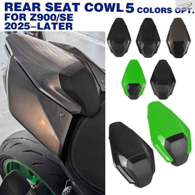 Z900/SE Rear Seat Cover Kawasaki Z900 Z900 SE 2025+ Motorcycle Passenger Pillion Seats Fairing Cowl Hump