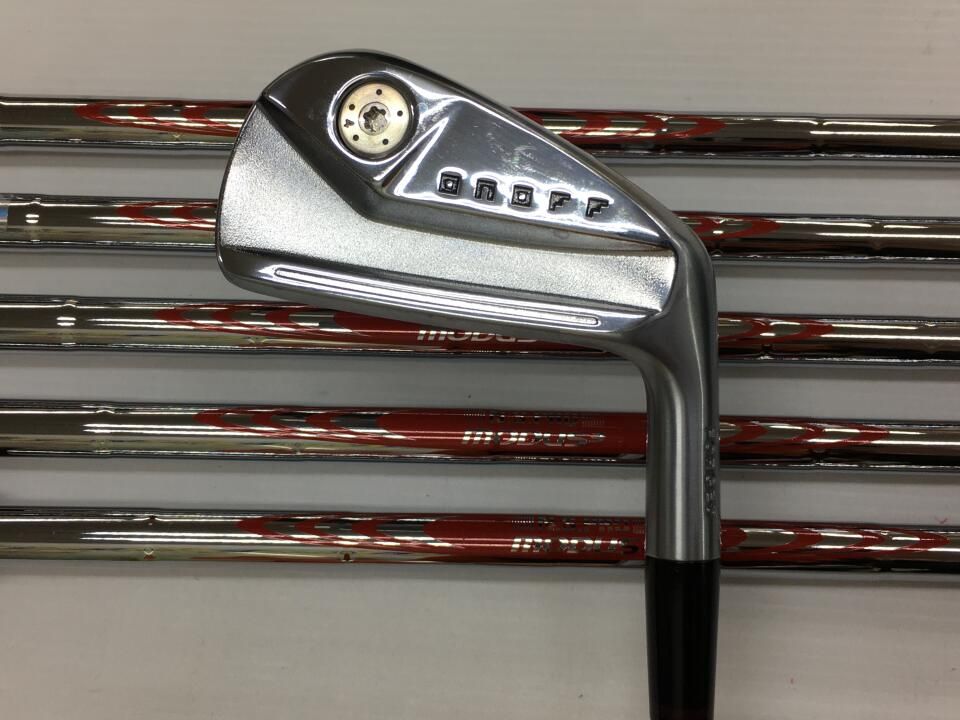 グローブライド　ONOFF FORGED KURO 2024　NSプロ MODUS 3 TOUR 115　Sフレックス　アイアンセット　中古【最短即日発送】