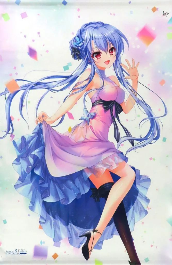 しろは&蒼&鴎&紬&うみ 【Pockets 中古B2タペストリー 】REFLECTION