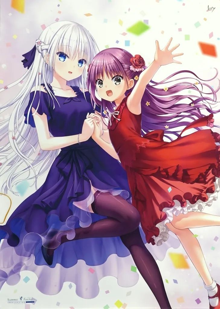 【中古】タペストリー 鳴瀬しろは＆加藤うみ Summer Pockets 5th B1タペストリー 「Summer Pockets REFLECTION BLUE」 ビジュアルアーツ夏フェス 2023グッズ