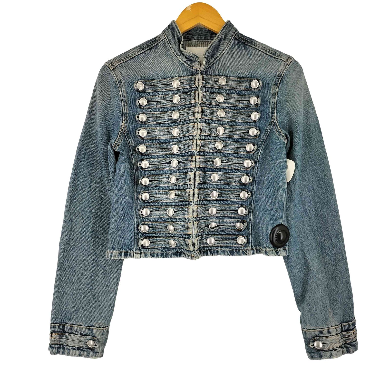 ZARA】 ナポレオンジャケット TRF デニムジャケット ブルー M ザラ