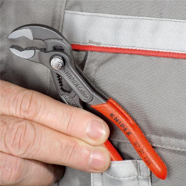 ds-KNIPEX クニペックス 8701-125SB コブラ ウォーターポンププライヤー 工具 作業工具 ツール DIY 道具