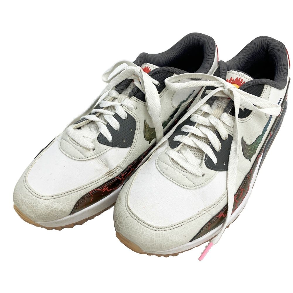 NIKE GOLF ナイキゴルフ FB5038-160 AIR MAX 90 G NRG スパイクレスゴルフシューズ ホワイト系 28.0cm [240101750872] ゴルフウェア メンズ ストスト