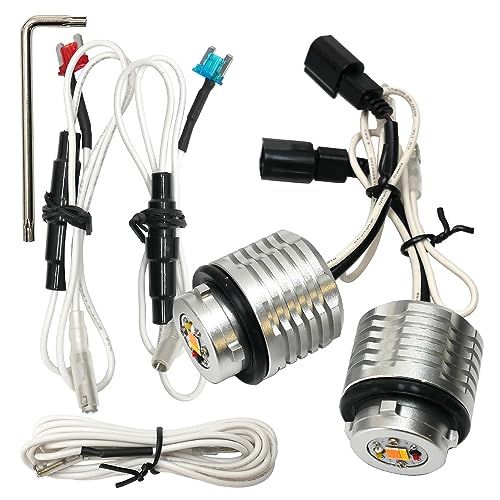 H★信玄 LED ヴォクシー 90系 ウインカーバルブ ホワイト×アンバー 2色 マルチカラー デイライト化キット 12V c1c18c78 10,224円