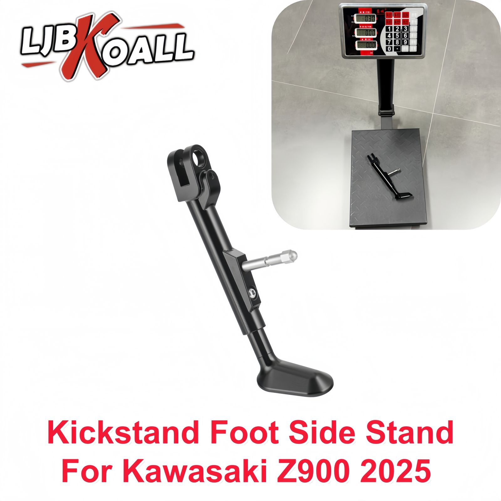 カワサキ Z900 2025 用 調整可能サイドスタンド 足置き