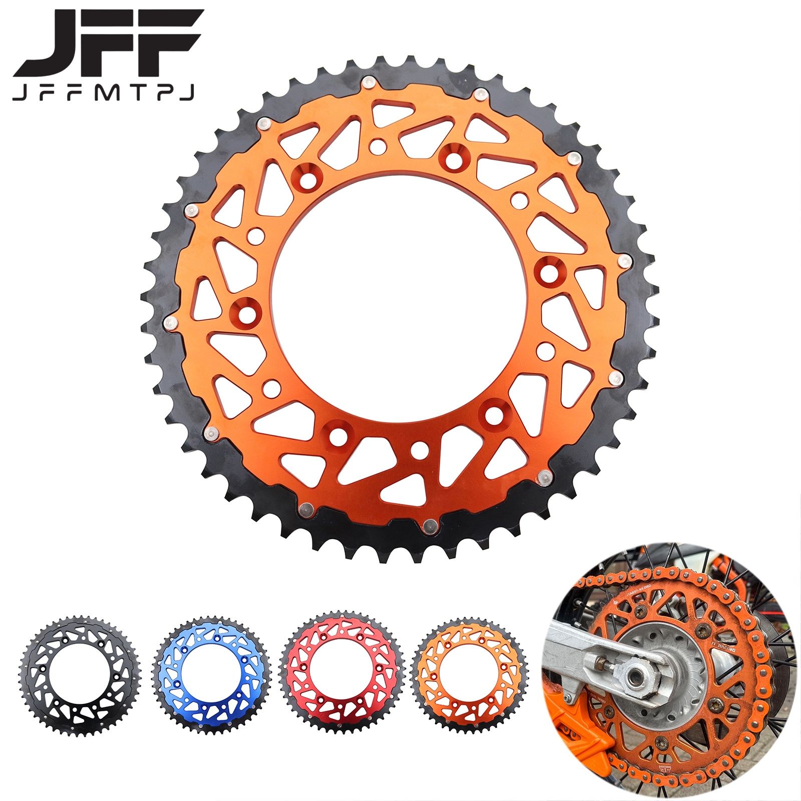 KTM EXC/SX/XCW 用 リアチェーンスプロケット 50T/52T