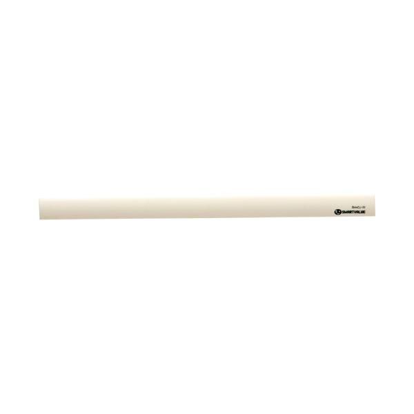ds-(まとめ) スマートバリュー マグネットバー220mm 白 10本 B440J-W-10〔×5セット〕