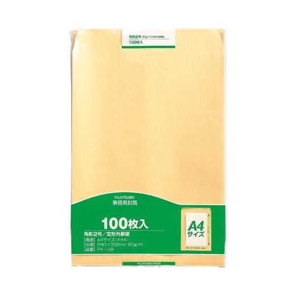ds-（まとめ） マルアイ 事務用封筒 PK-128 角2 100枚〔×10セット〕