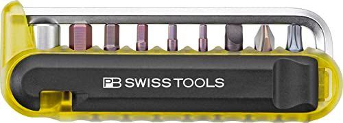 ☆新品☆ピービースイスツールズ(PB Swiss Tools) 470YELLOWCN バイクツールセット (9本組) イエロー 470YELLOWCN 217096c7