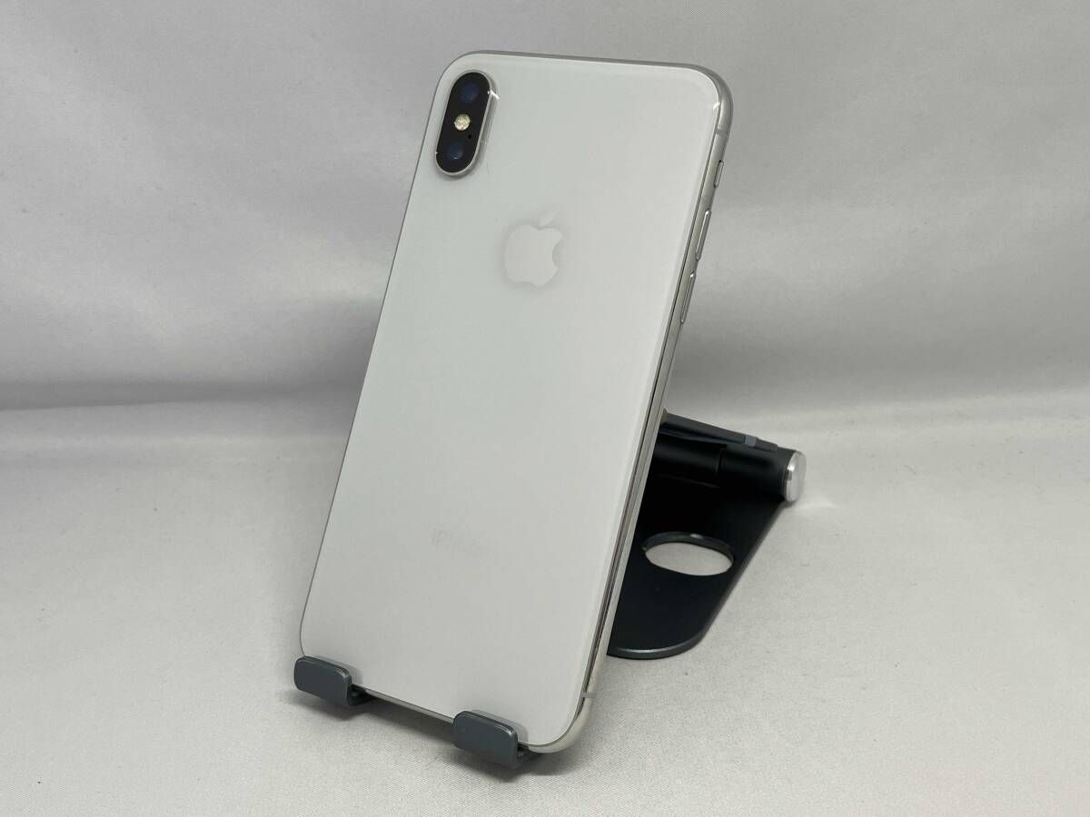au 【SIMロックなし】NQC22J/A iPhone X 256GB シルバｰ au