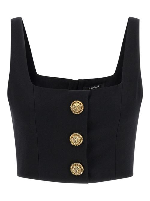 BALMAIN ウール ブラジャー トップ 送料無料