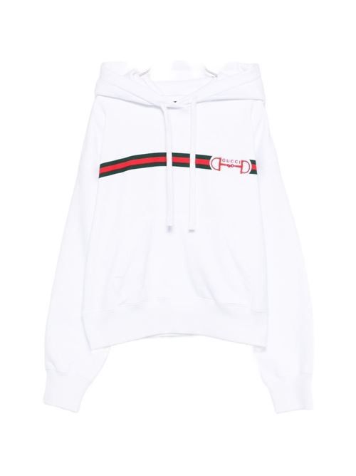 GUCCI ロゴ コットン フーディ 送料無料