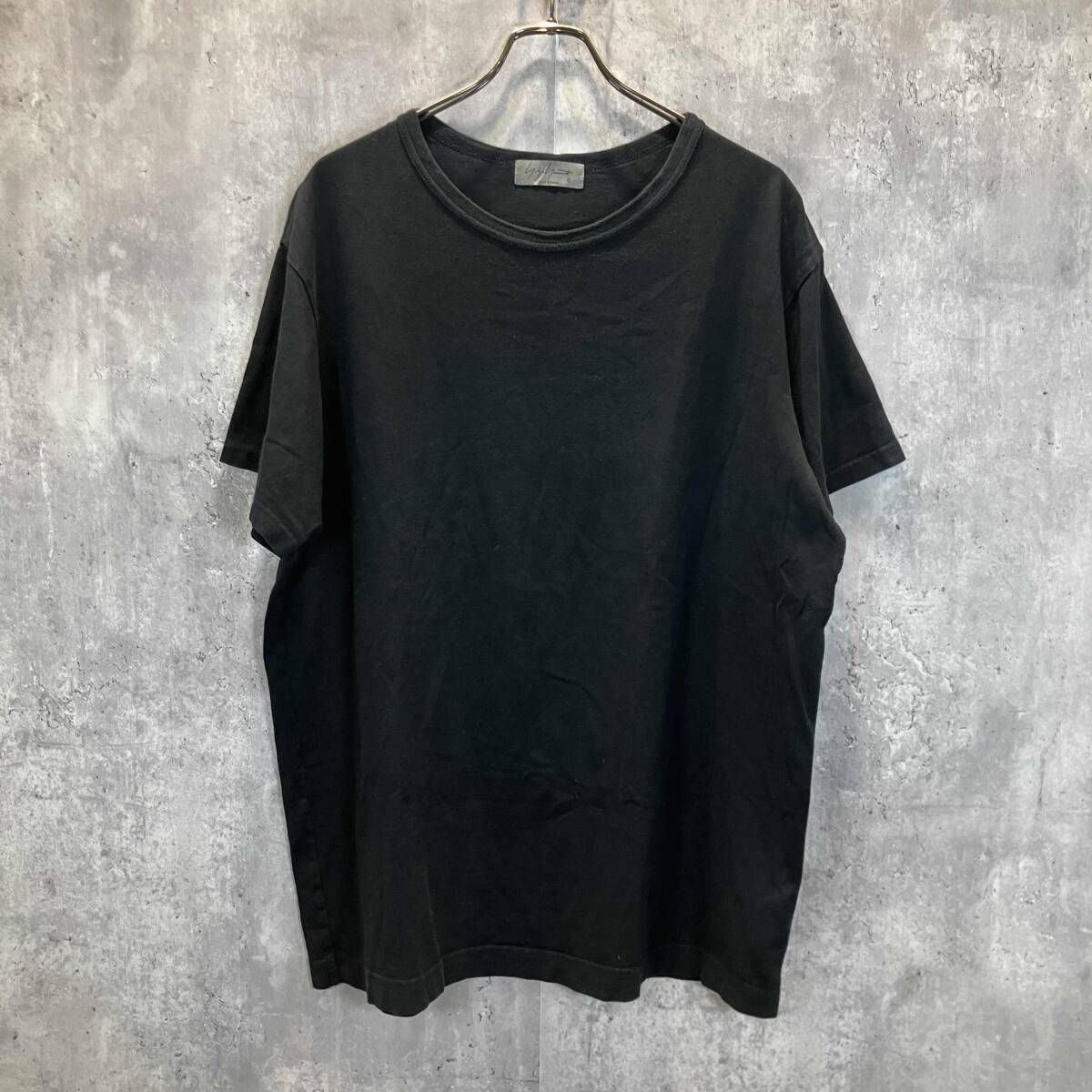 YOHJI YAMAMOTO POUR HOMME 半袖Tシャツ HG-T05-071 ヨウジヤマモトプールオム ブラック