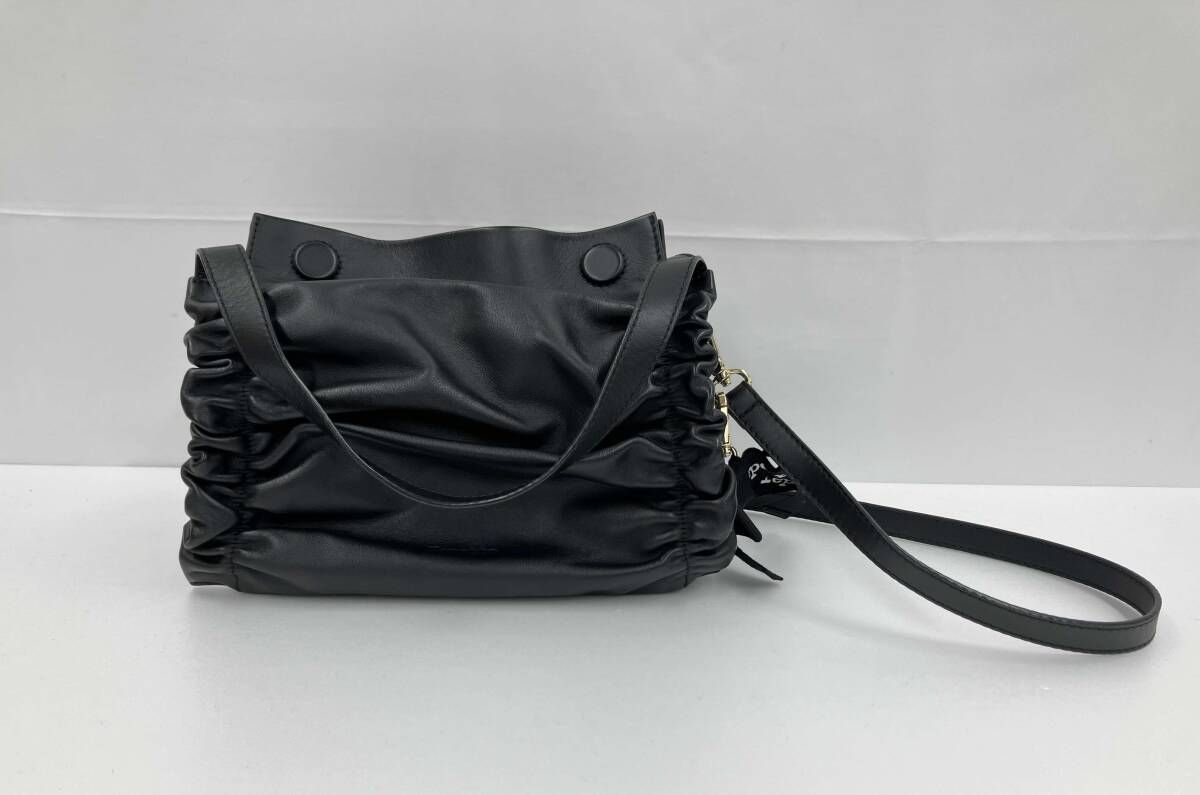 Repetto レペット ショルダーバッグ OPERA BAG オペラバッグ 本革 イタリア製 2way ブラック 通年 25,071円