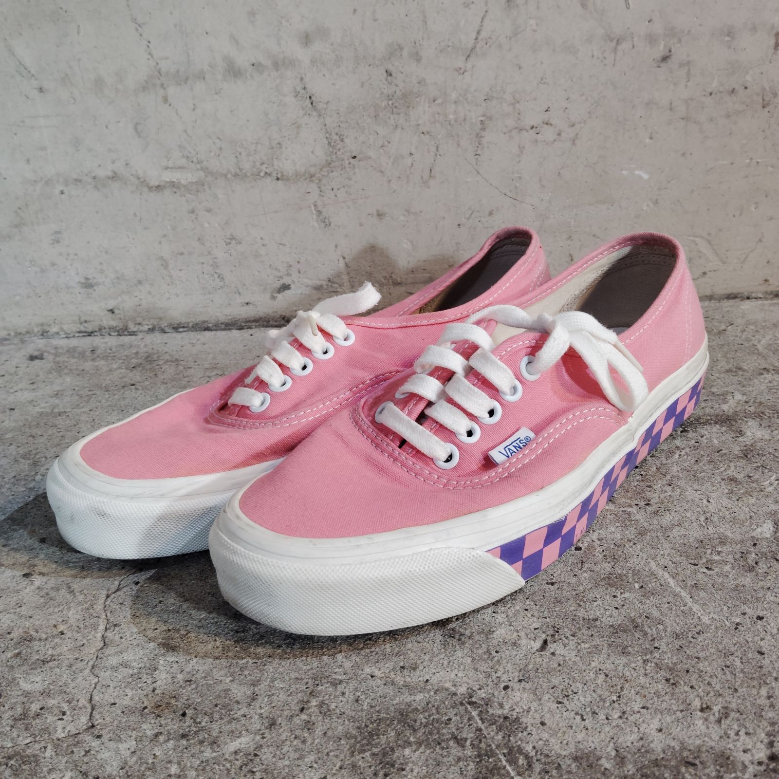 VANS アナハイムコレクション オーセンティック 44DX スニーカー ピンク 25.5cm バンズ 721278