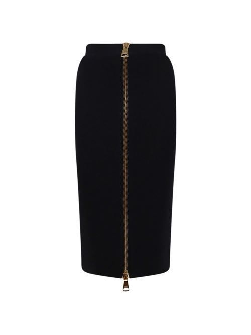 ELISABETTA FRANCHI エリザベッタフランキ ジップミディスカート 送料無料