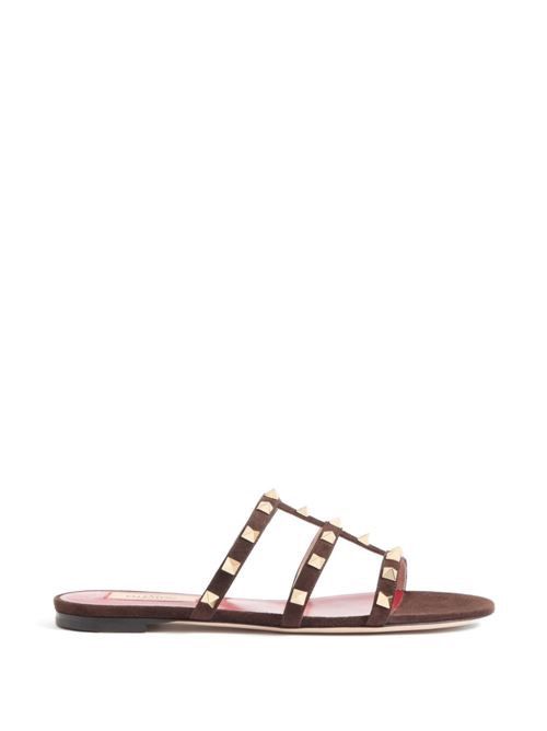 VALENTINO GARAVANI ロックスタッド レザー サンダル 送料無料