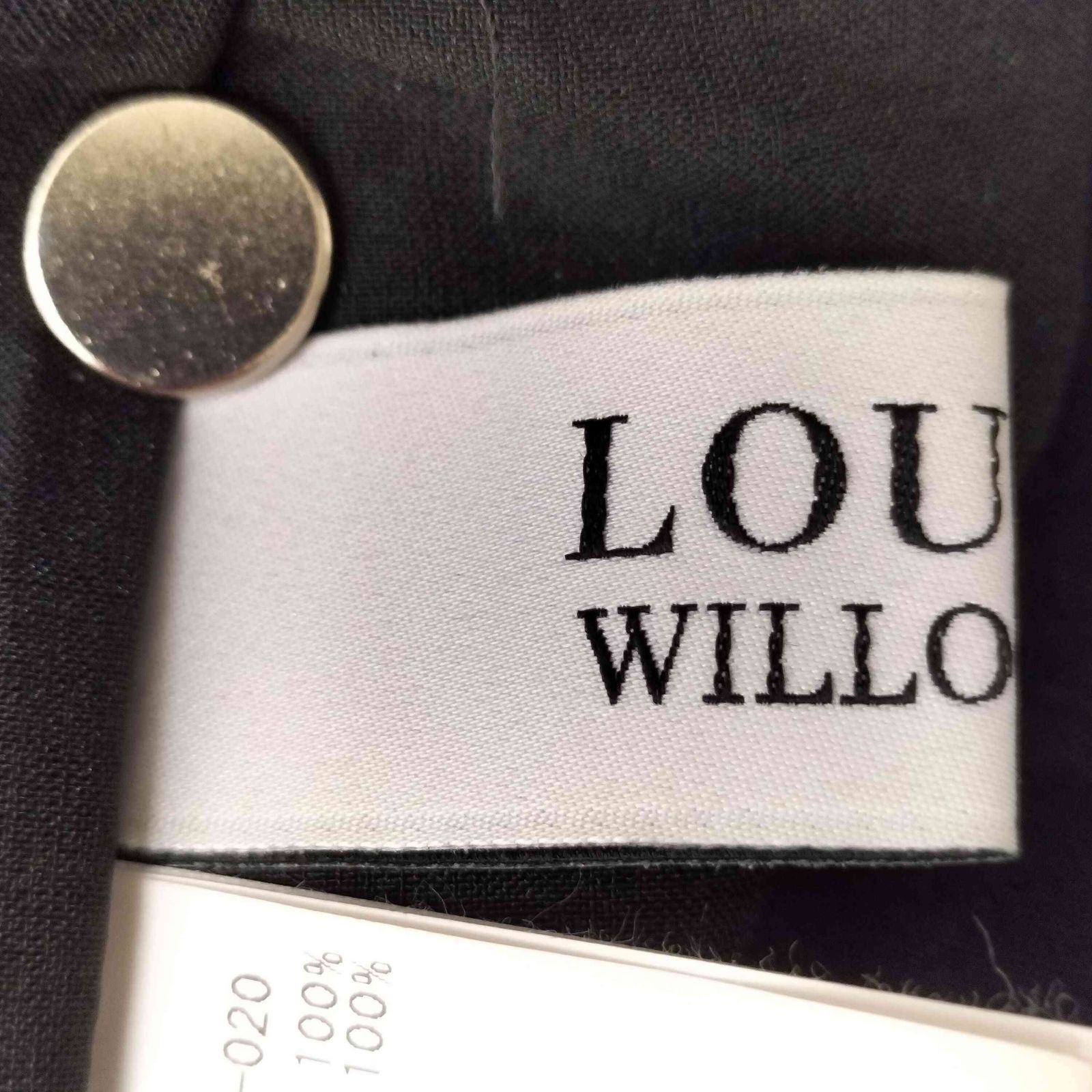 ルルウィルビー LOULOU WILLOUGHBY ラッフルコサージュブラウス 