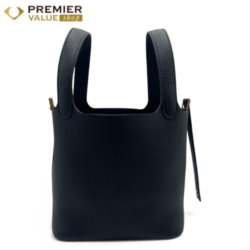 エルメス ピコタンロック PM ノワール トリヨンクレマンス ゴールド金具 G刻印
