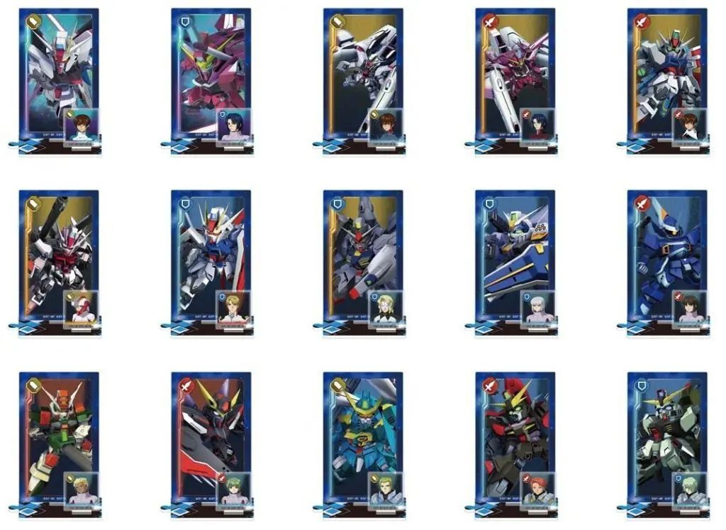【中古】アクリルスタンド・アクリルパネル 全15種セット 「SDガンダム ジージェネレーション エターナル 部隊編成風アクリルスタンドコレクション/ 機動戦士ガンダムSEED」