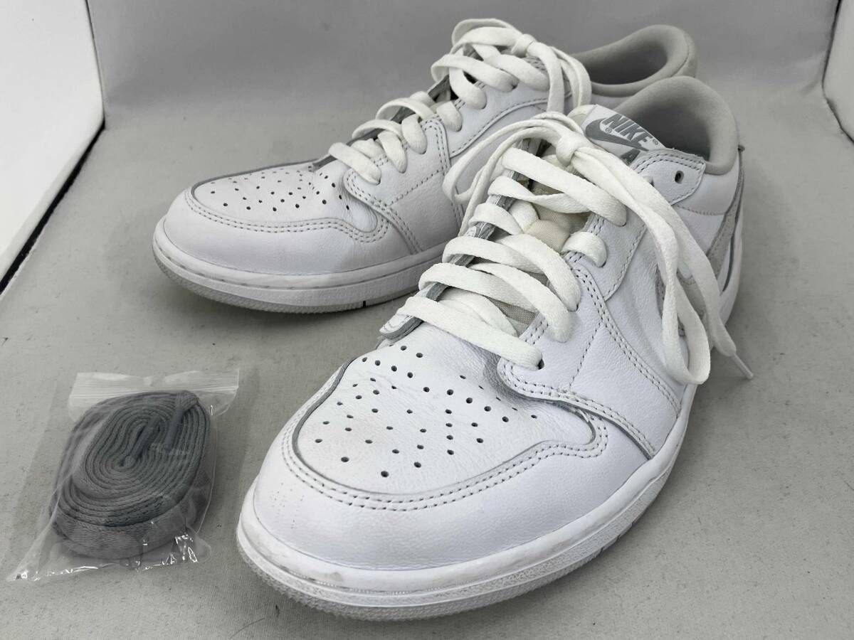 NIKE ナイキ AIR JORDAN エアジョーダン1 LOW OG NEUTRAL GREY ニュートラルグレー CZ0790-100 メンズスニーカー ホワイト size28cm 7,076円
