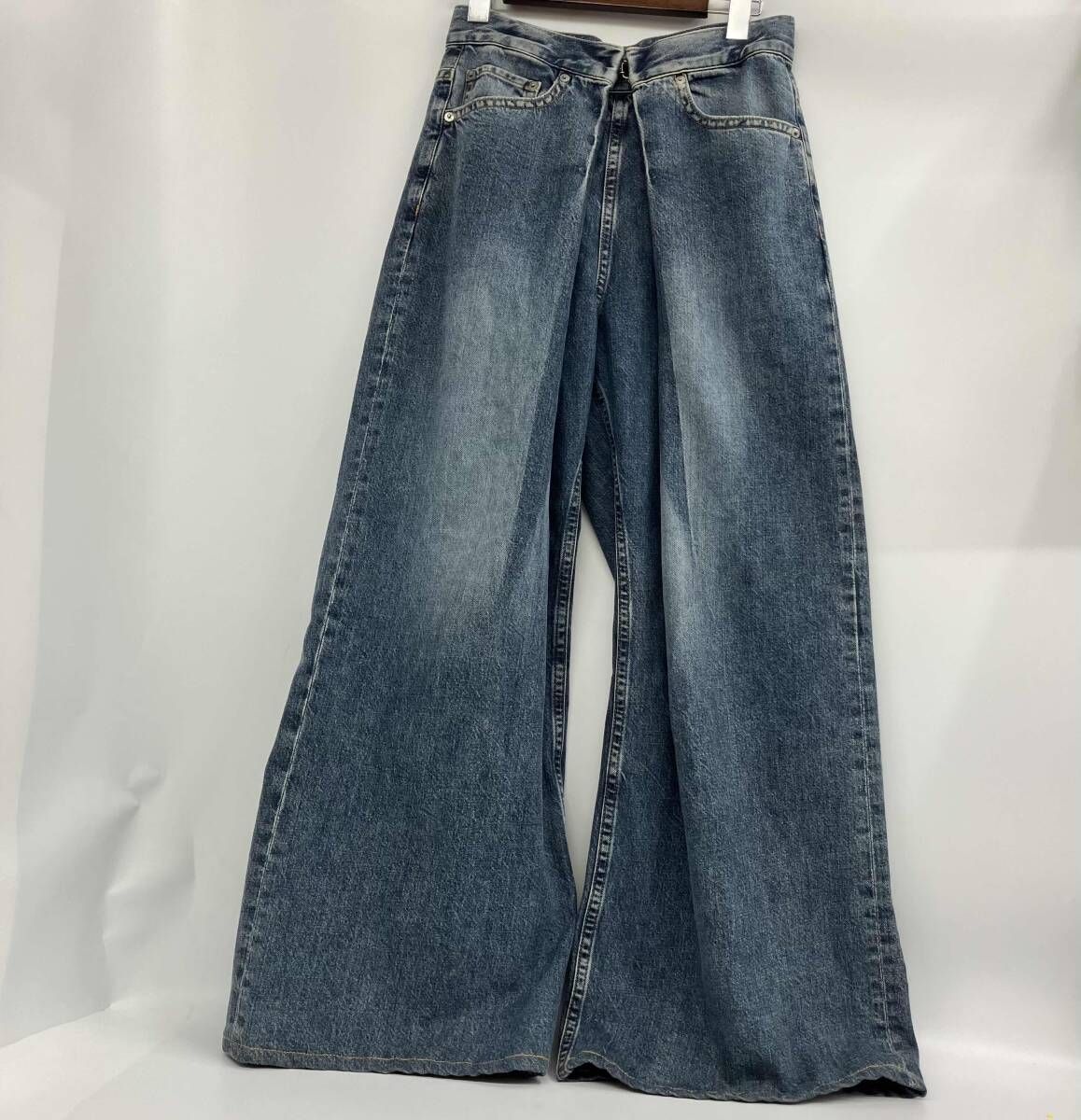 JOHN LANRENCE SULLIVAN/ジョンローレンスサリバン／ジーンズ/WASHED DENIM WIDE PANTS/ JLSW-16／サイズ S