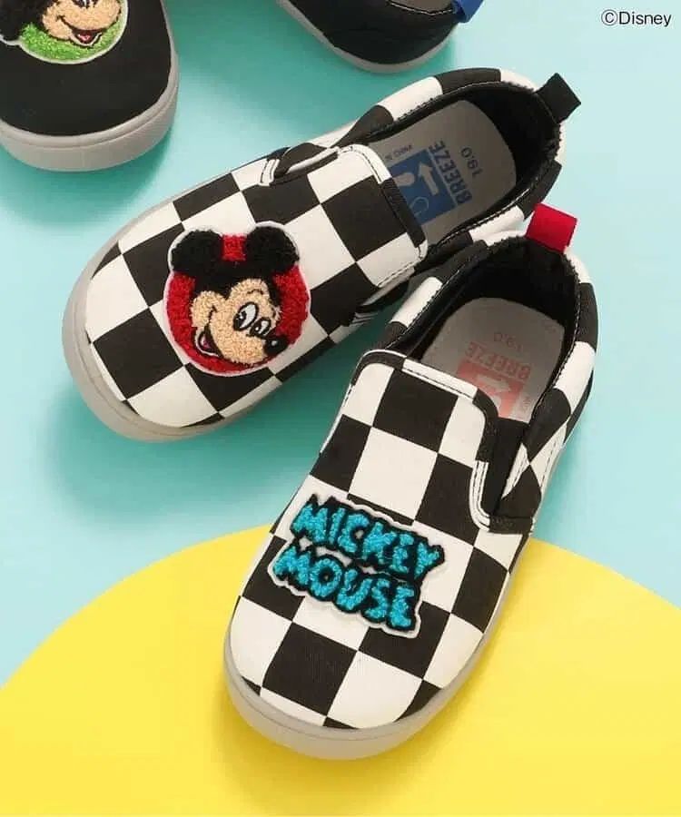 BREEZE ブリーズ mickey mouse(ミッキーマウス) スリッポン キッズ 17CM 新品
