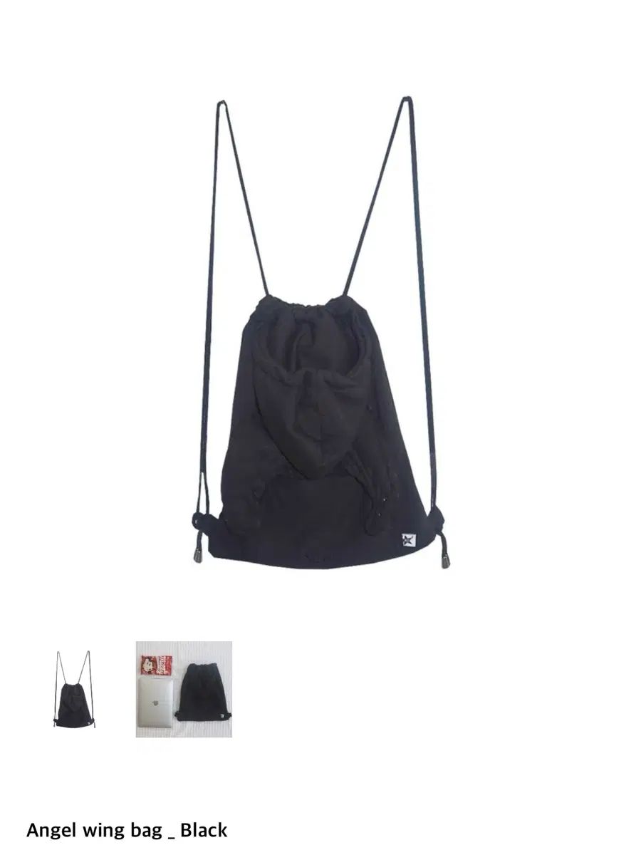 nuyet エンジェルウィング バックパック ブラック