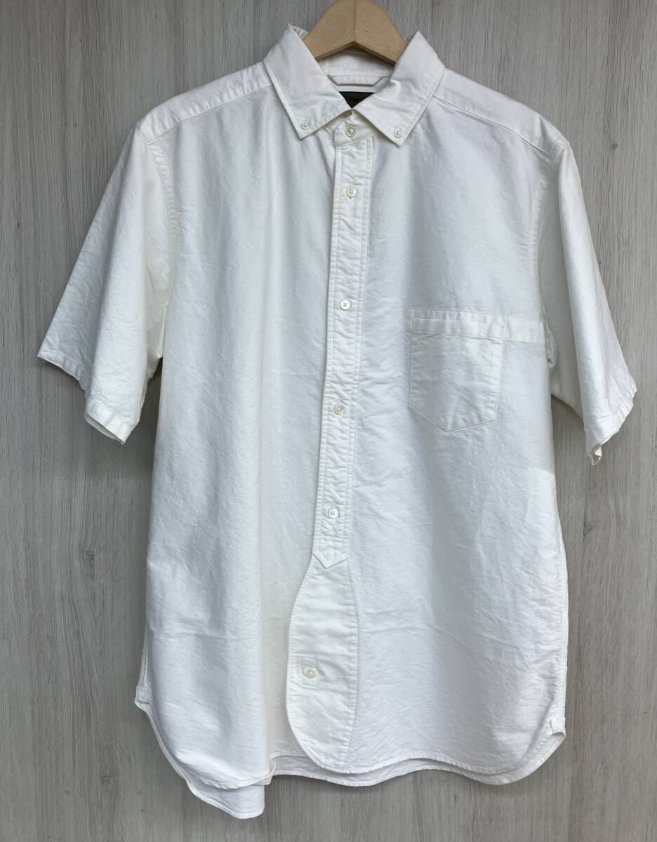 NIGEL CABOURN ナイジェル・ケーボン BASEBALL SHIRT SHORT SLEEVE TYPE2 半袖シャツ [8048-00-11001] ホワイト系 綿100% 日本製 [50] 12,472円