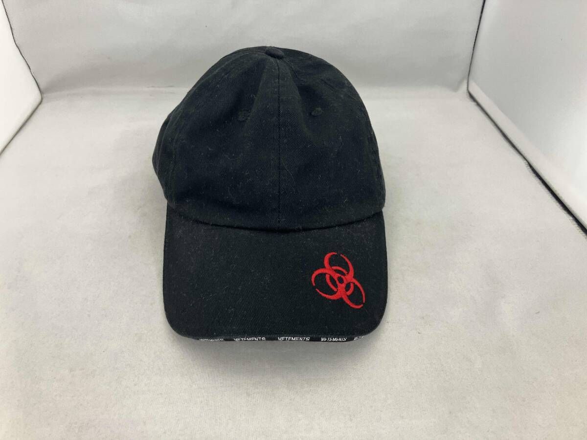 VETEMENTS ヴェトモン ブラック キャップ 17AW GENETICALLY MODIFIRED