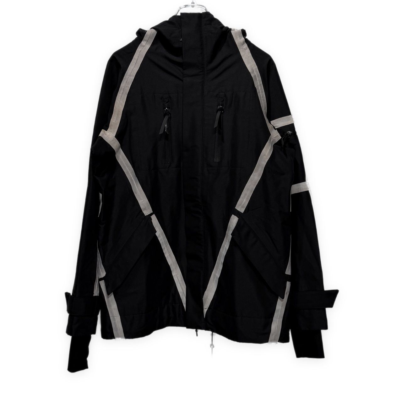 11 by Boris Bidjan Saberi シームテープサムホール付ハイネックマウンテンパーカー ジャケット ブルゾン コート アウター