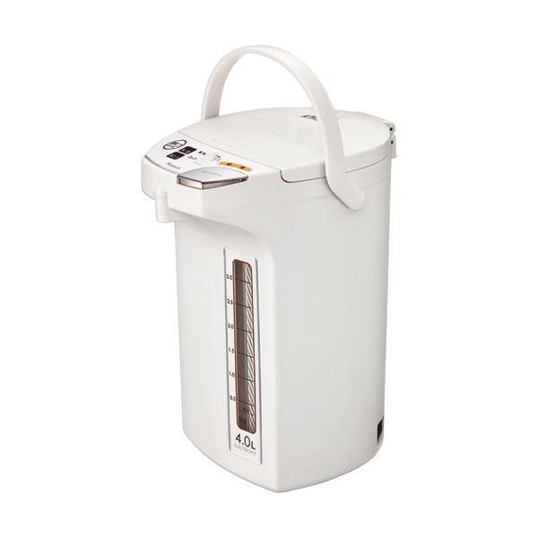 ds-ピーコック 電動給湯ポット 4.0Lホワイト WMJ-40W 1台