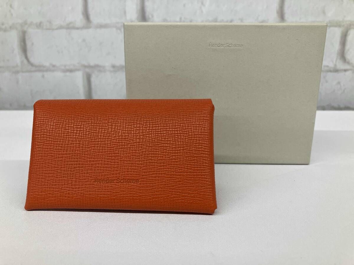 Hender Scheme エンダースキーマ コインケース compact multi case オレンジ