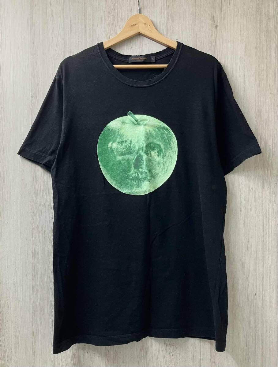 UNDERCOVER アンダーカバー 2004SS スカルムーンアップル 半袖Tシャツ Languid期 サイズL ブラック