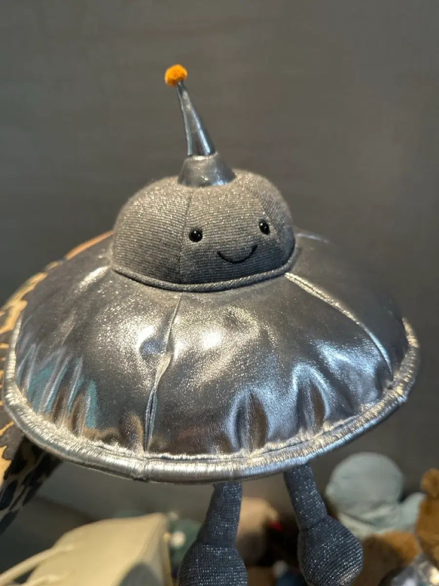 Jellycat 宇宙船 ぬいぐるみ シルバー