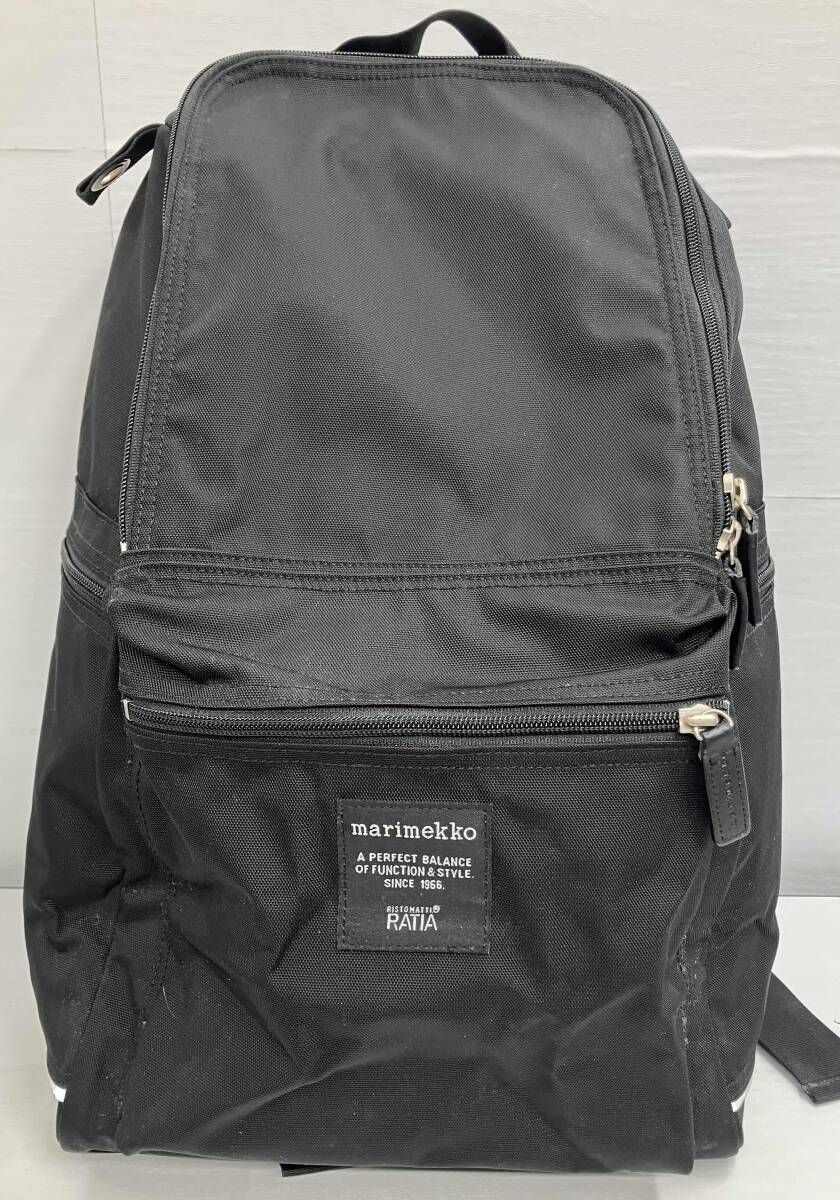 marimekko マリメッコ BUDDY ROADIE バディロディ 026994 リュックサック ブラック ユニセックス インポート