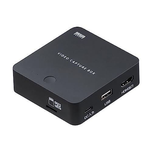 サンワダイレクト ビデオキャプチャー VHS データ化 PC不要 USB保存 HDMI出力 400-MEDI046pms 7552faa0 11,400円